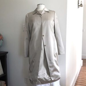 Sz10 Anne Klein Y2K NWT Vintage Dress & matching Long Jacket Set